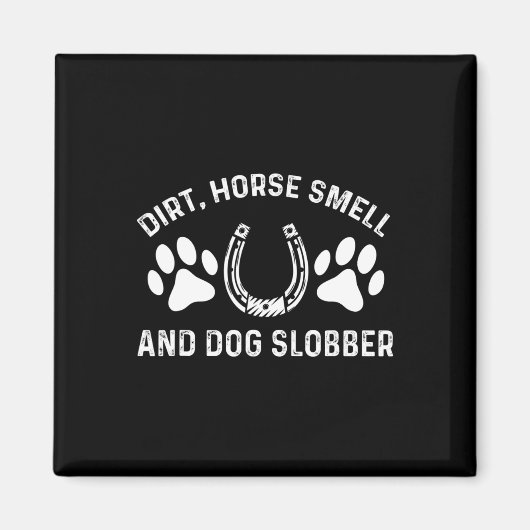 Aimant Odeur De Cheval Et De Chien Slobber Horseback Éque (Devant)