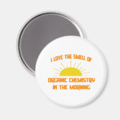 Aimant Odeur de chimie organique le matin (Recto/Verso)