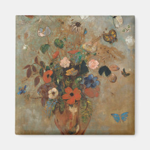 Aimant Odilon Redon Encore Vie avec Fleurs