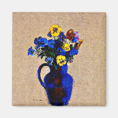 Aimant Odilon Redon : Vase de Fleurs-Pansies (Devant)