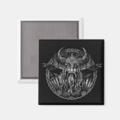 Aimant Odin et ses ravins Huginn et Muninn (Recto/Verso)