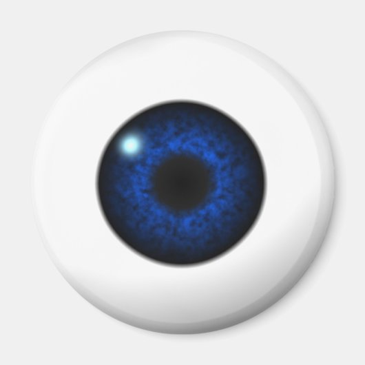 Aimant oeil bleu (Devant)