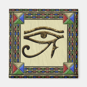Aimant Oeil d'aimant carré de Horus