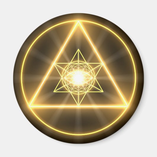 Aimant OEil de l'aimant rond divin (Devant)