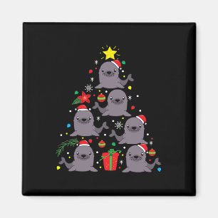 Aimant Oeil de mer Ornement de Noël Arbre drôle Mignonne