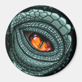 Aimant Œil de prédateur reptile primal (Devant)