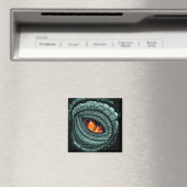Aimant Œil de prédateur reptile primitif (In Situ (Lave-vaisselle))