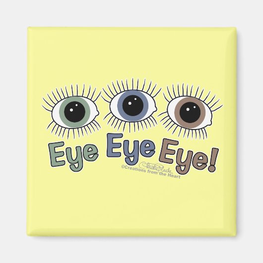 Aimant Oeil des yeux ! (Devant)