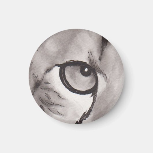 Aimant Œil du guépard – Collection du Regard  (Devant)