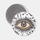 Aimant Oeil étoile Lune Celeste Nouveau (Recto/Verso)