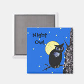 Aimant OEil noir OEil bleu dans l'arbre Étoiles de lune (Recto/Verso)