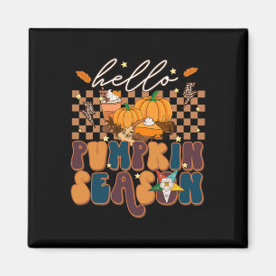 Aimant OES Bonjour Automne saison Citrouille de l'Etoile