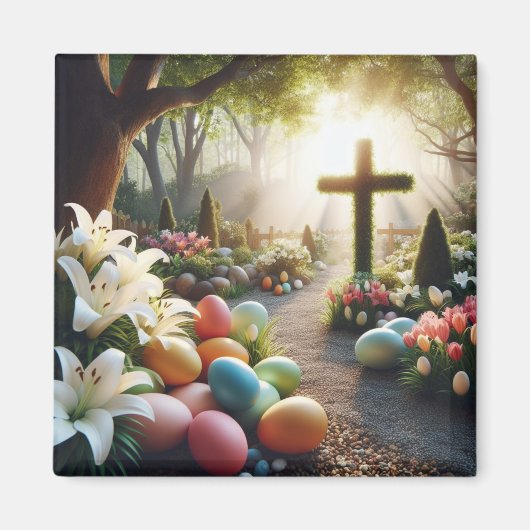 Aimant OEuf de Pâques/Lilly (Devant)