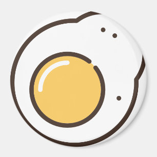 Aimant oeuf frit