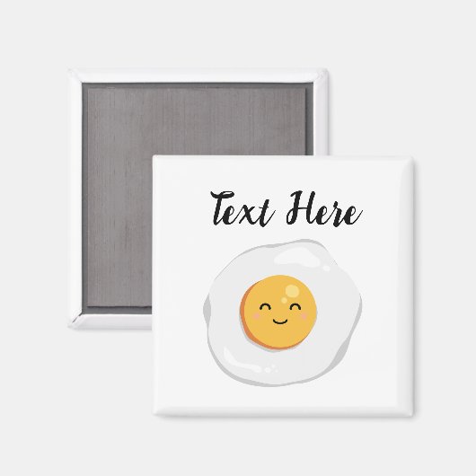 Aimant Oeuf frit (Recto/Verso)