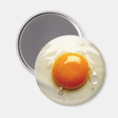 Aimant Oeuf frit Sunny côté haut Photo (Recto/Verso)