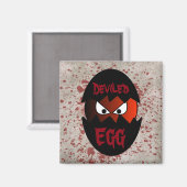 Aimant Œuf mimosa drôle  (Recto/Verso)