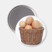 Aimant Oeufs Brown de poulet (Recto/Verso)
