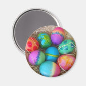 Aimant OEufs de Pâques colorés (Recto/Verso)