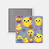 Aimant OEufs de Pâques de Hatch Retro (Recto/Verso)