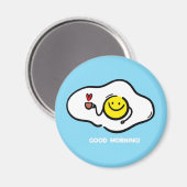Aimant OEufs frits le matin (Recto/Verso)