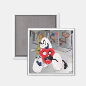 Aimant "Oeufs sont mauvais pour votre coeur"-Refrigerator (Recto/Verso)