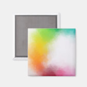 Aimant Oeuvre Abstraite tendance moderne élégante et colo (Recto/Verso)