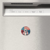 Aimant Œuvre d'art Make America Free Again (In Situ (Lave-vaisselle))