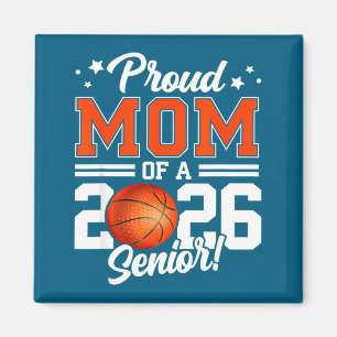 Aimant Œuvre d'art pour maman de basketteur senior promot