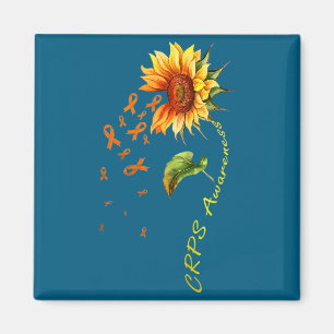 Aimant Œuvre d'art Tournesol Sensibilisation Crps