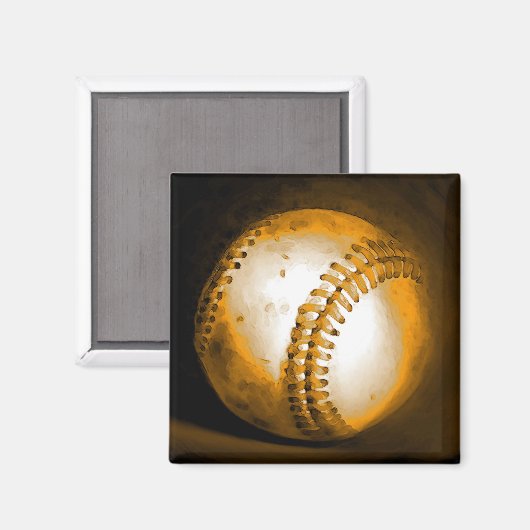 Aimant Oeuvre De Baseball (Recto/Verso)