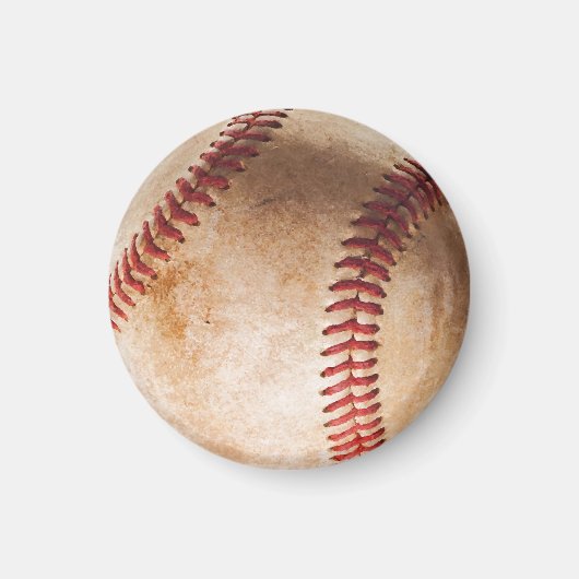 Aimant Oeuvre de baseball Vintage (Devant)
