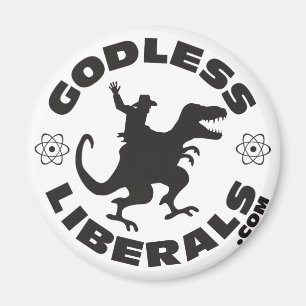 Aimant officiel de logo de libéraux athée