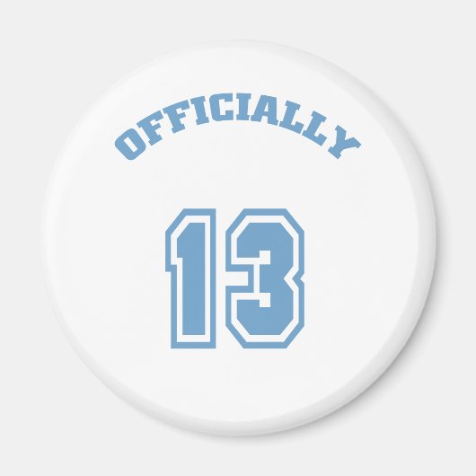 Aimant Officiellement 13 (Devant)
