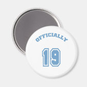 Aimant Officiellement 19 (Recto/Verso)