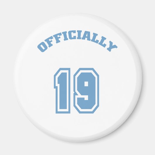 Aimant Officiellement 19 (Devant)