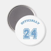 Aimant Officiellement 24 (Recto/Verso)