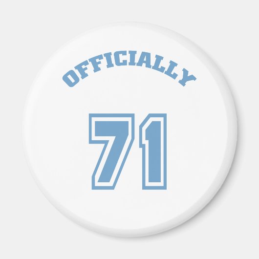 Aimant Officiellement 71 (Devant)