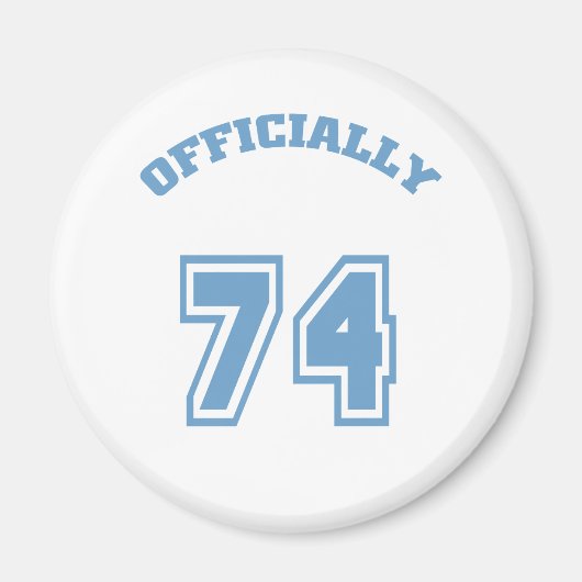 Aimant Officiellement 74 (Devant)