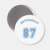 Aimant Officiellement 87 (Recto/Verso)