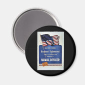 Aimant Officier de la marine (Recto/Verso)