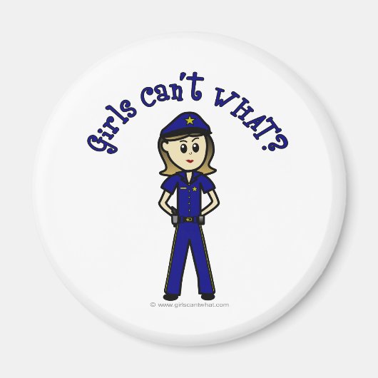 Aimant Officier de police (Devant)