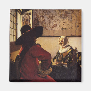 Aimant Officier et fille riante