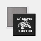 Aimant Offroad Utv Funny Sxs Don't Follow Me I Do Stud Th (Recto/Verso)