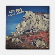 Ogden Canyon, Falaises Rocheuses Du Nord De L'Utah