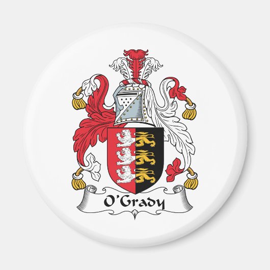 Aimant O'Grady Family Crest (Devant)