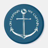 Aimant Oh Capitaine Mon Capitaine (Devant)