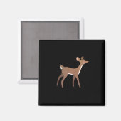 Aimant Oh Cerf Moi Création Fantaisiste (Recto/Verso)
