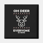 Aimant Oh Deer Everyone Is Here Modern Style (Devant)
