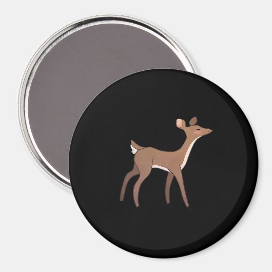 Aimant Oh Deer Me Whimsical Creative Design  (Recto/Verso)